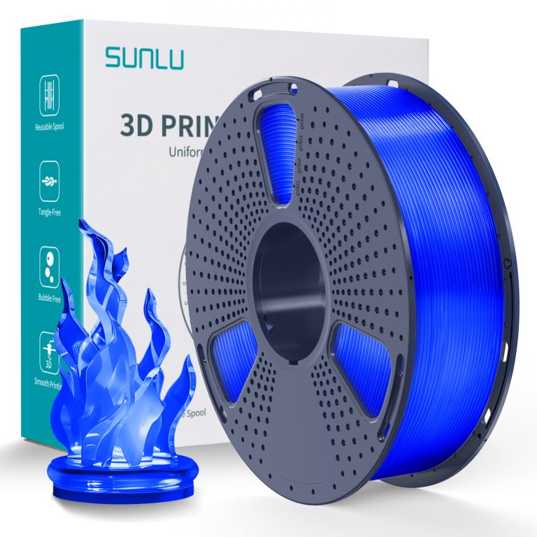 PLA transparent blau