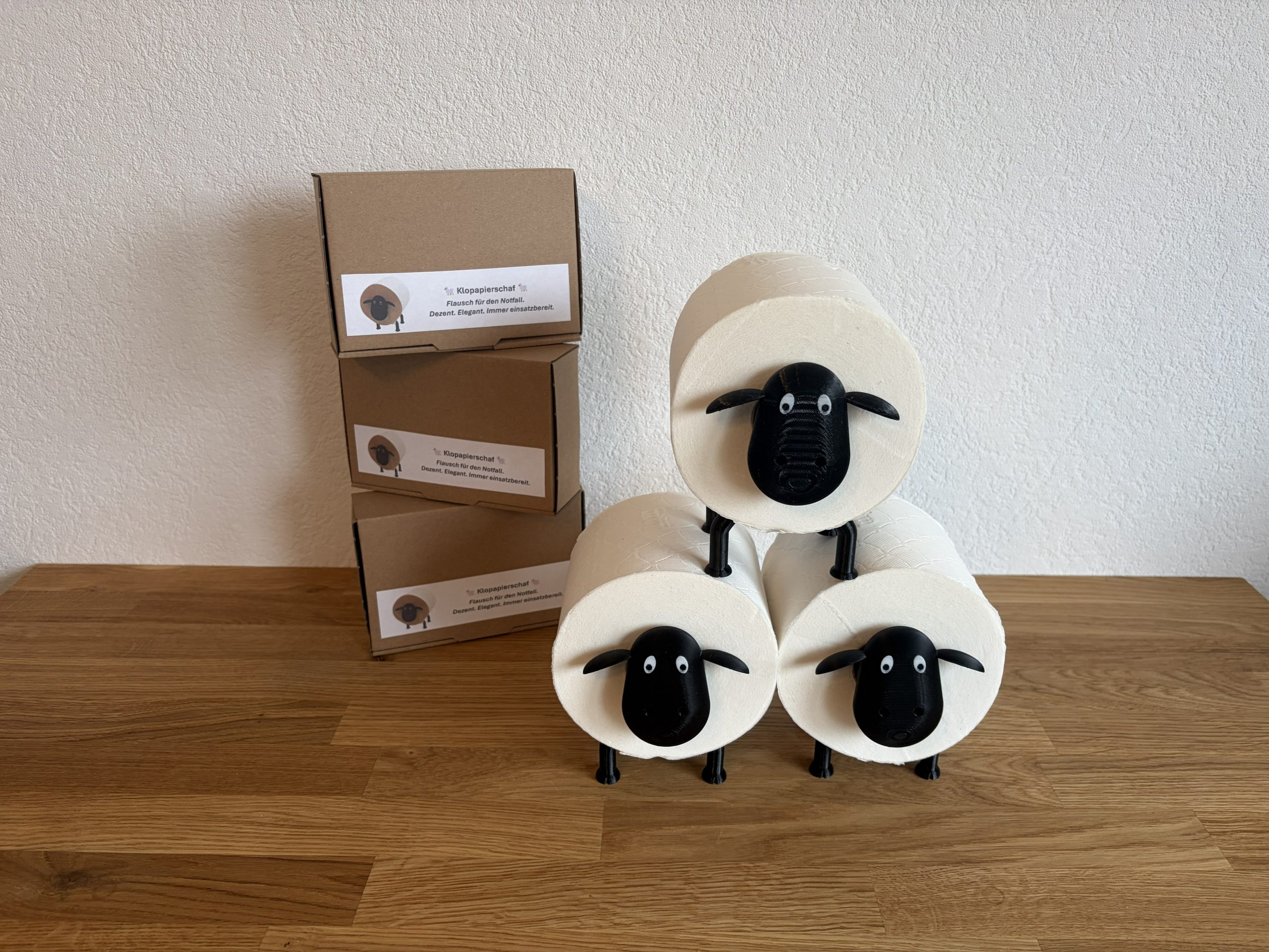 Individuell konstruiertes und 3D-gedrucktes Werbemittel für Firmenkunden